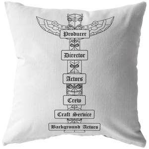 "Totem Pole" Throw Pillow