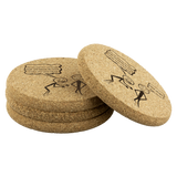 "Lame Lunch" Cork Coasters