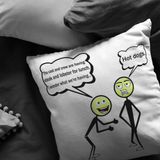 "Lame Lunch" Throw Pillow