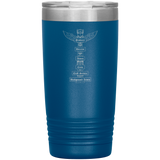 "Totem Pole" Tumbler