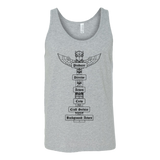 "Totem Pole" Unisex Tank Top