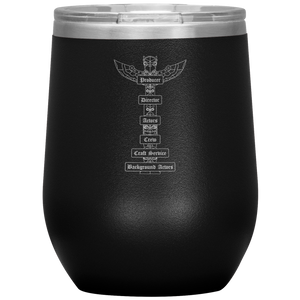 "Totem Pole" Wine Tumbler