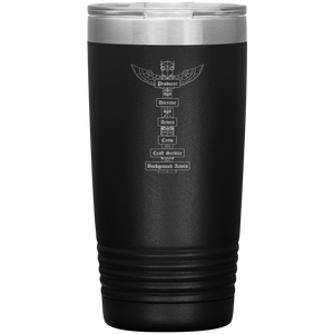 "Totem Pole" Tumbler