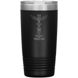 "Totem Pole" Tumbler